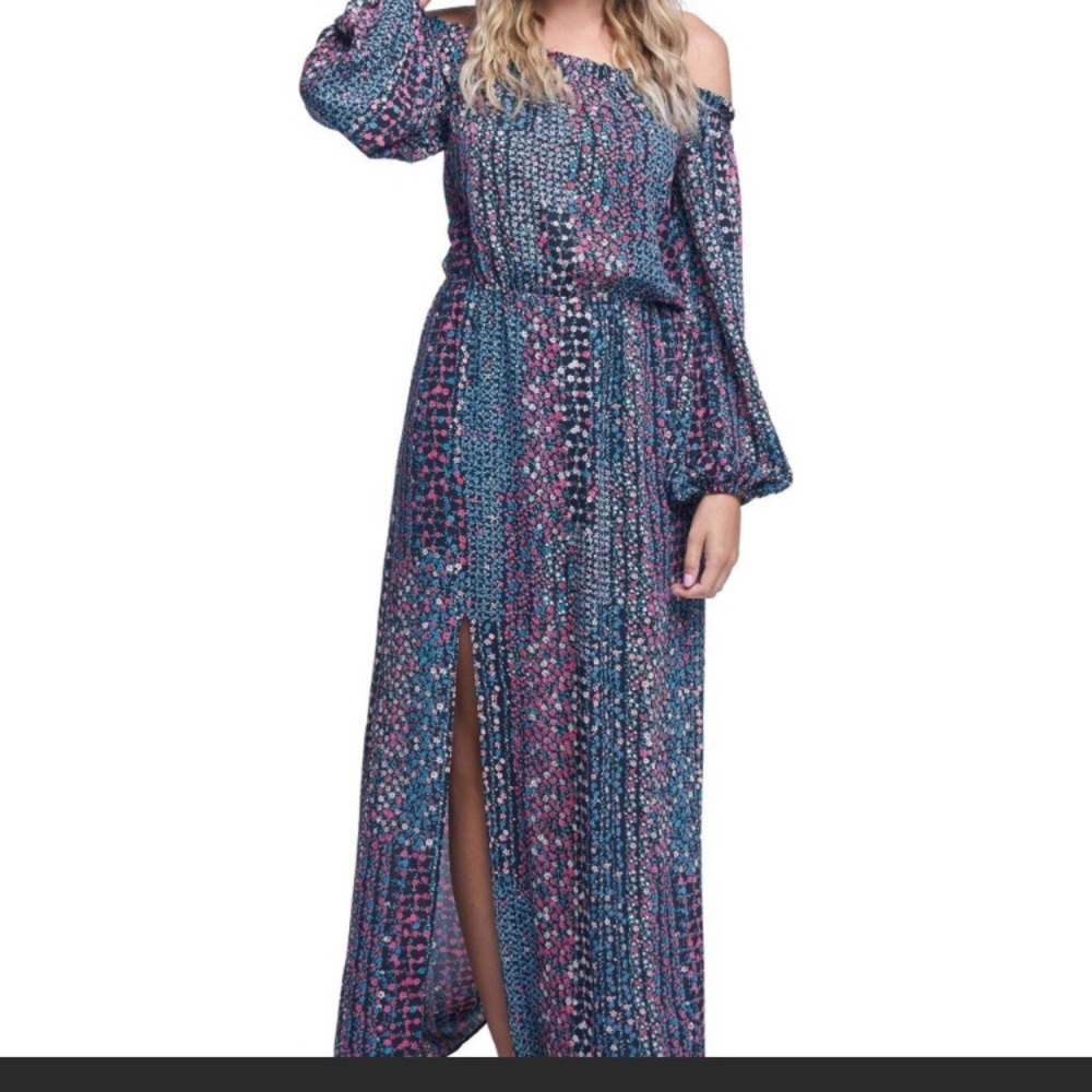 Buddy love poppy print maxi dress